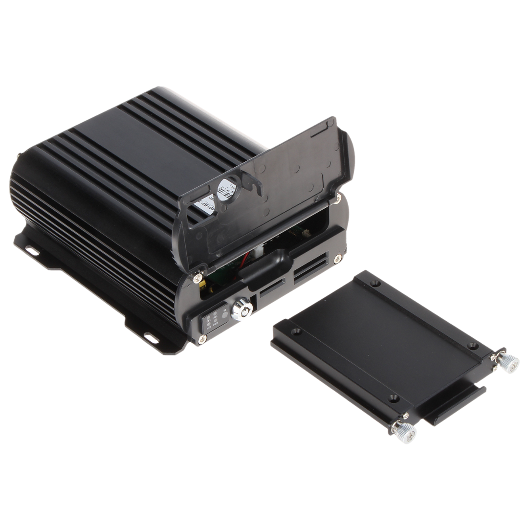 UMA NVR-M-R mobiele NVR recorder 4 kanalen Full HD met PoE,  WiFi,  GPS,  4G,  HDMI,  VGA,  USB,  Alarm I/O,  RS485,  HDD slot en 2x SD slot