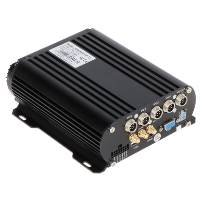 UMA NVR-M-R mobiele NVR recorder 4 kanalen Full HD met PoE,  WiFi,  GPS,  4G,  HDMI,  VGA,  USB,  Alarm I/O,  RS485,  HDD slot en 2x SD slot