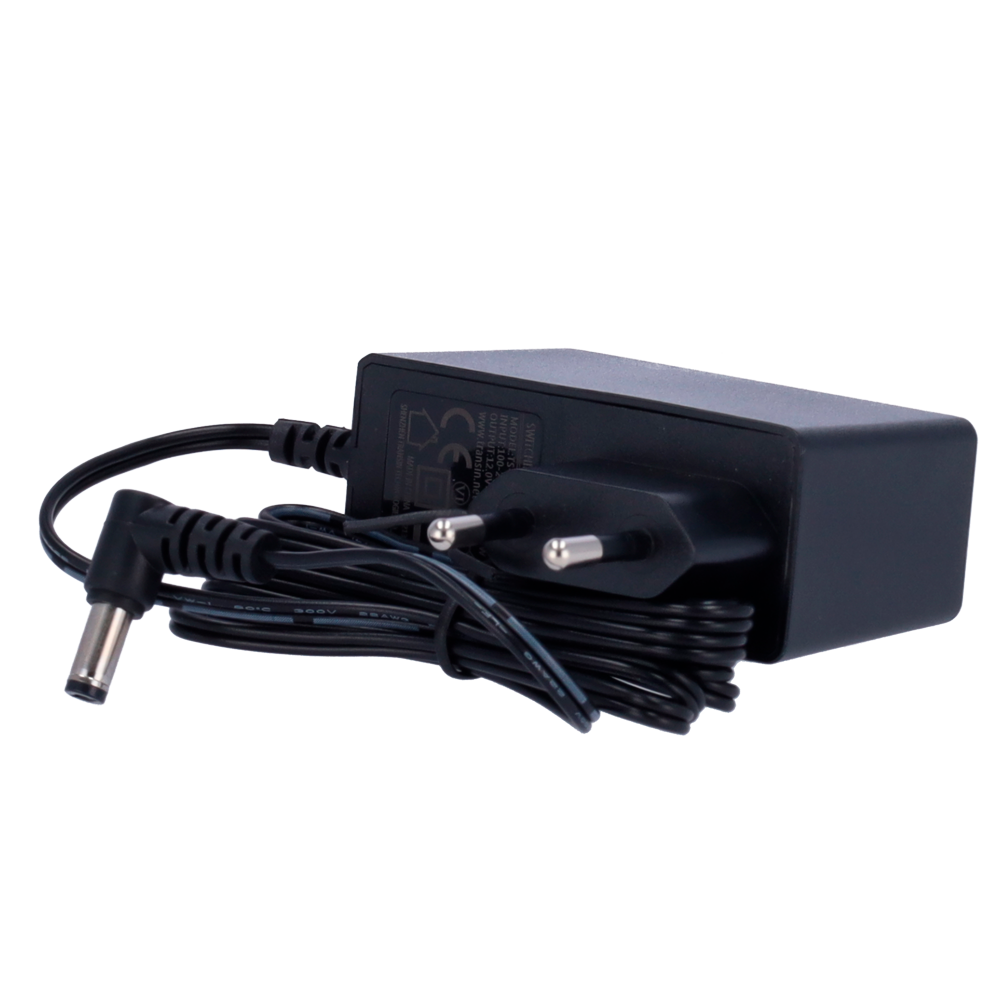 UMA PA-12-2000-L 12V/2A universele voeding stekker adapter met hoek DC plug