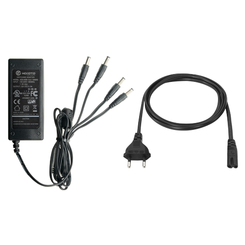UMA PA-12-5000-4 12V/5A Universele voeding adapter met 4 uitgangen
