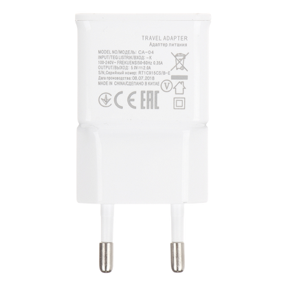 UMA PA-5-2000-USB-W 5V/2A Universele witte USB-C stekker oplader 10W