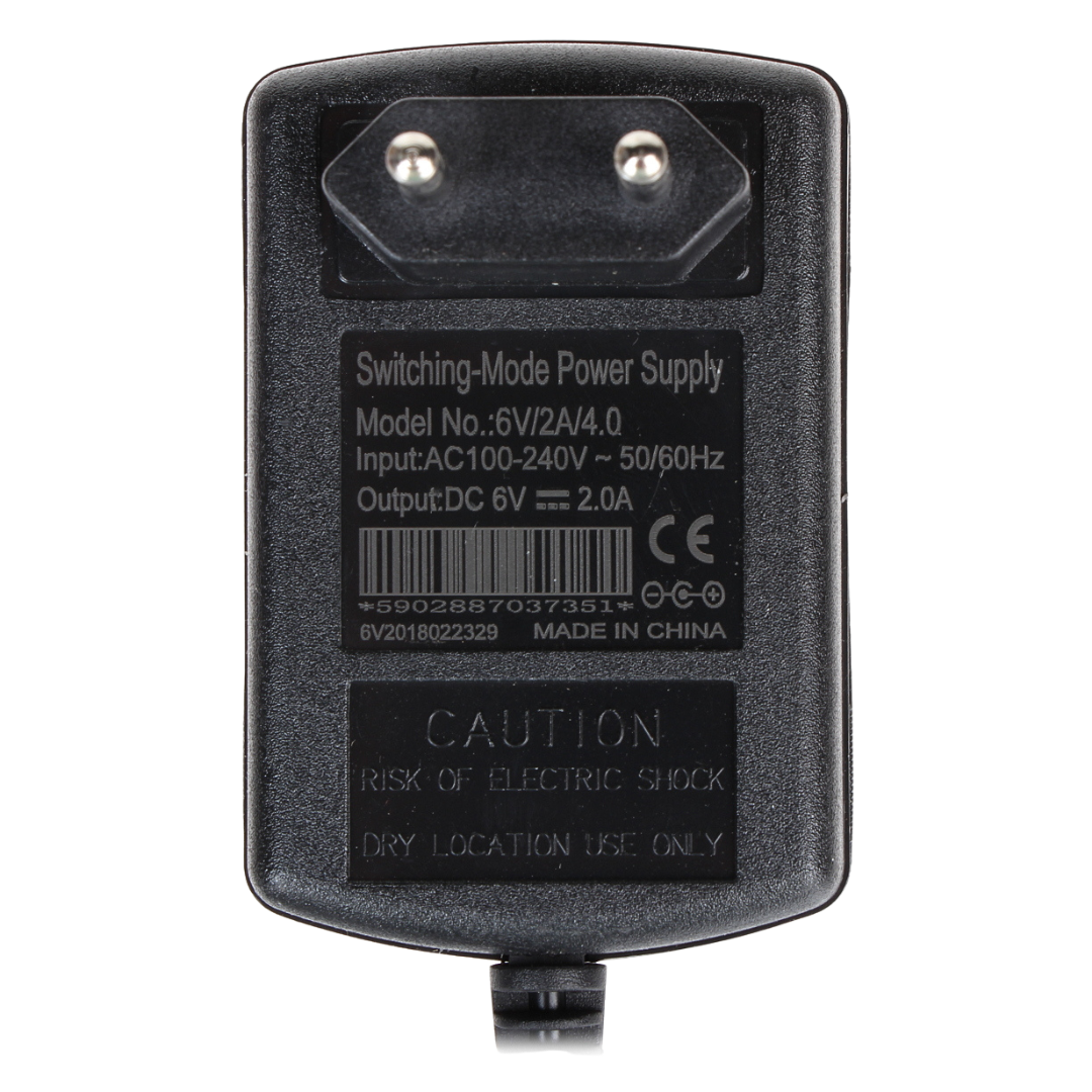 UMA PA-6V2A Universele voeding stekker adapter 6VDC/2A met plug