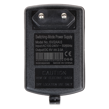 UMA PA-6V2A Universele voeding stekker adapter 6VDC/2A met plug