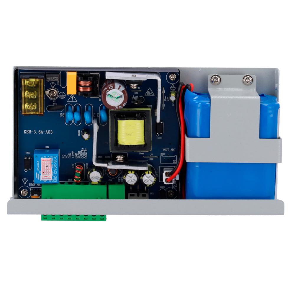 UMA  PA-AC-12VDC3A-BAT voeding adapter voor toegangscontrole en intercom met ingebouwde backup accu