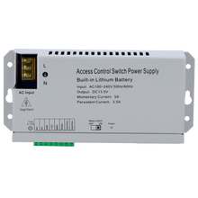 UMA  PA-AC-12VDC3A-BAT voeding adapter voor toegangscontrole en intercom met ingebouwde backup accu