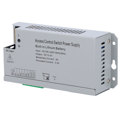 UMA  PA-AC-12VDC3A-BAT voeding adapter voor toegangscontrole en intercom met ingebouwde backup accu