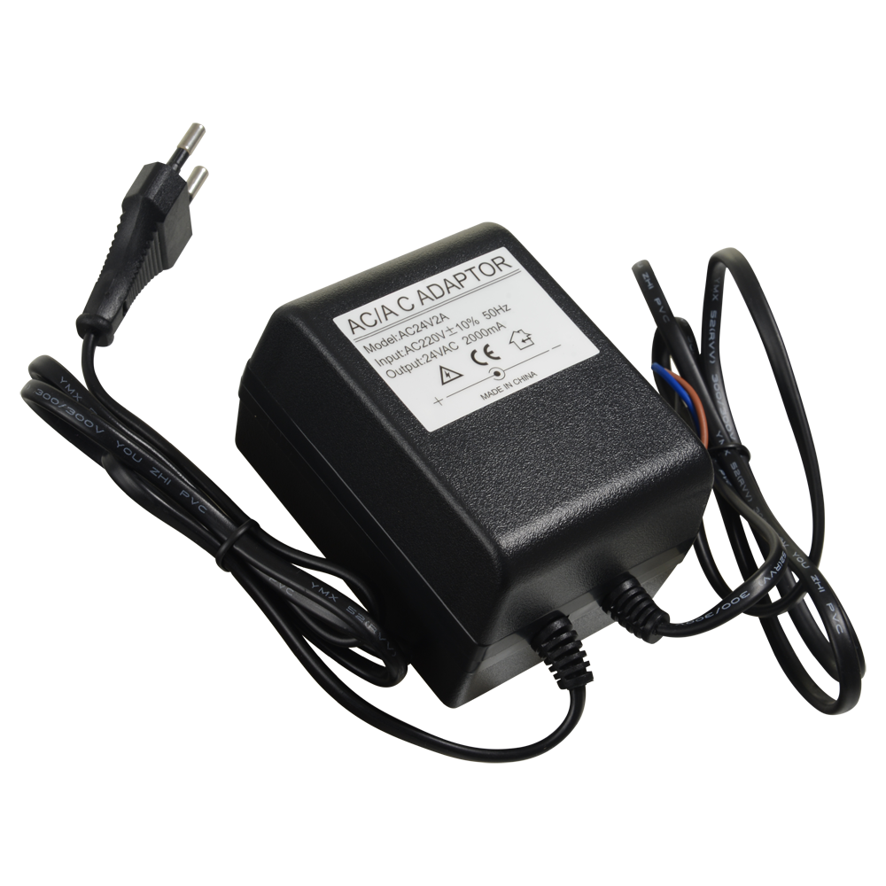 UMA PA-AC24V-2000 24VAC/2A universele voeding adapter met kabel