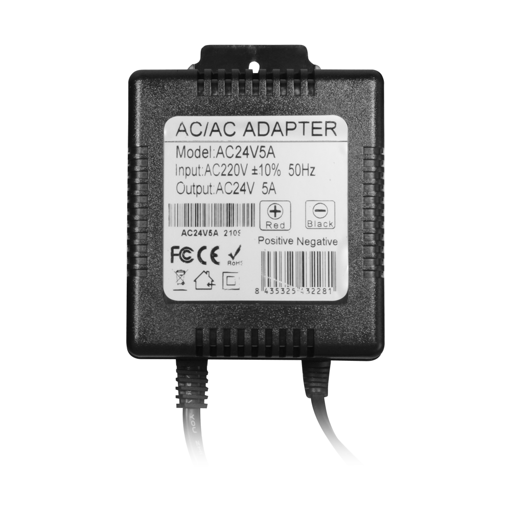 UMA PA-AC24V-5000 24VAC/5A universele 24V voeding adapter met kabel