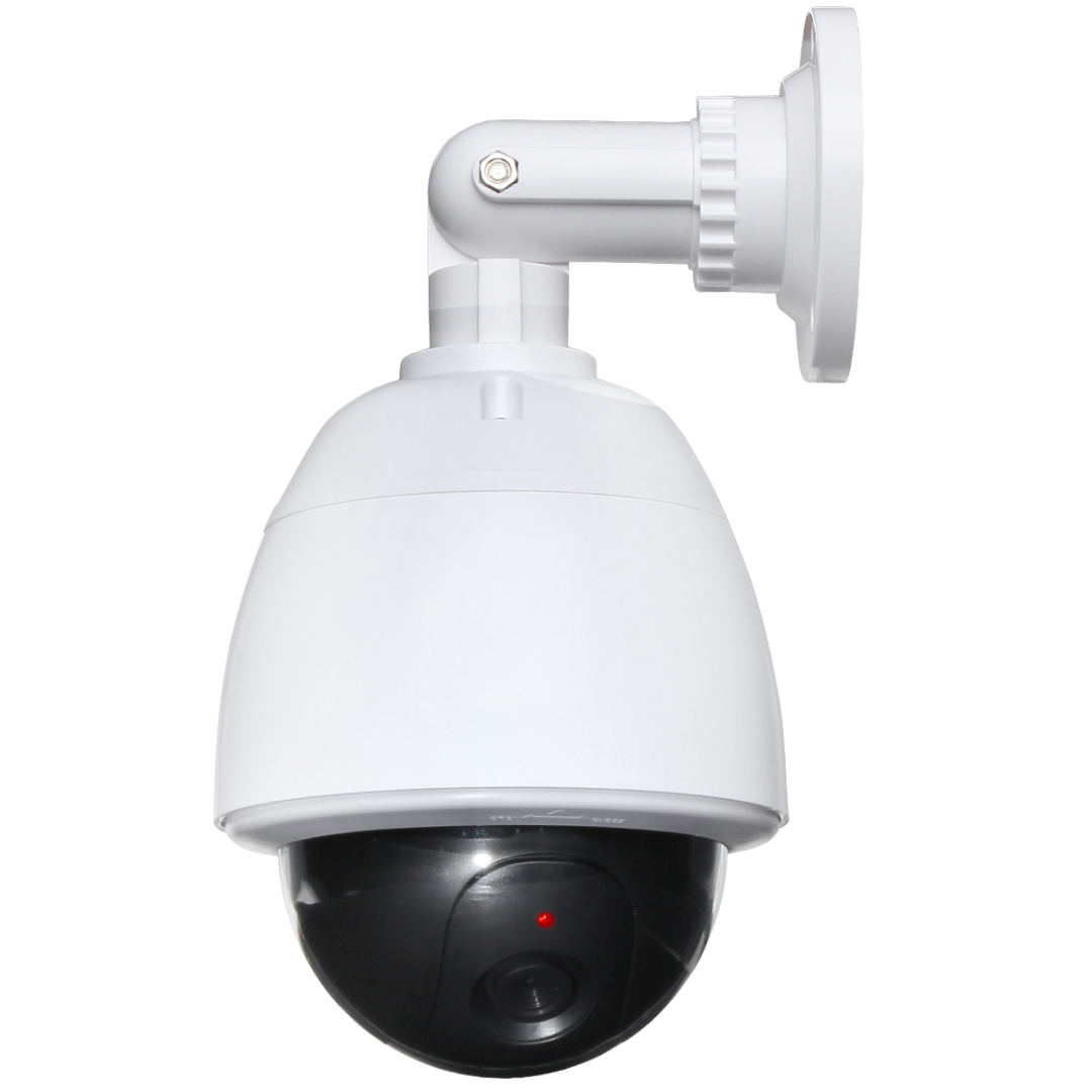 UMA PDO-LED-W realistische dummy beveiligingscamera voor buiten met knipperende LED