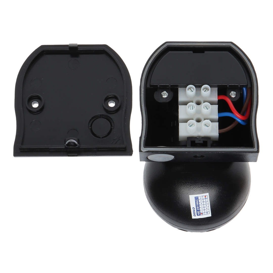 UMA PIR-180-230-B universele buiten PIR bewegingsdetector 180 graden 12 meter 230V 1200W LED