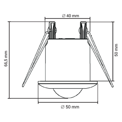 UMA PIR360-C1 plafond PIR 360 graden detectie lichtschakelaar 6 meter met timer en licht intensiteit