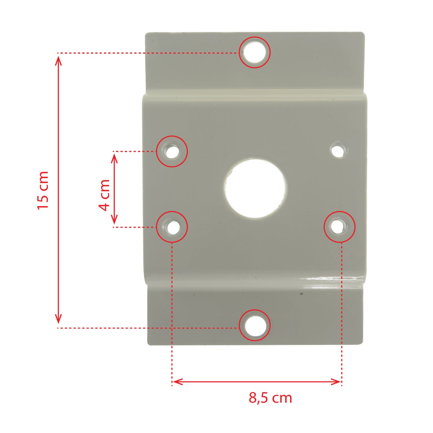 UMA  POLE-BR-A universele paal montage beugel van aluminium legering