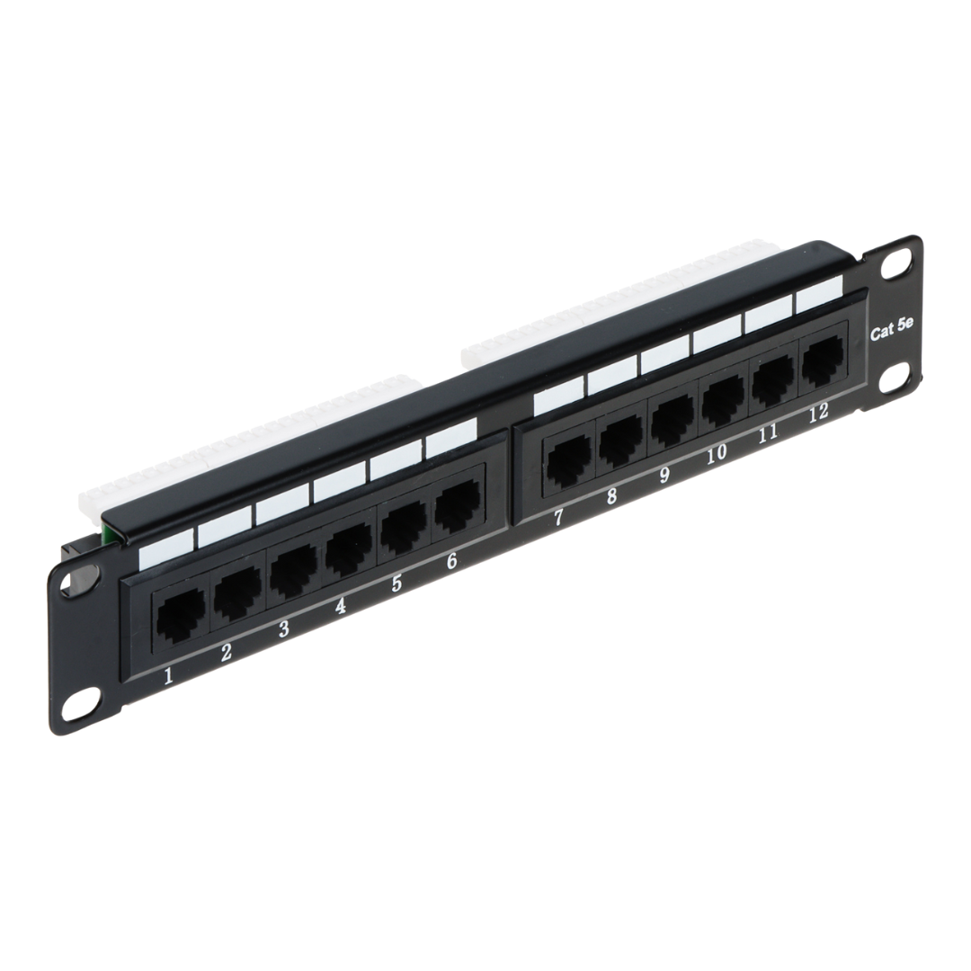UMA PP-10-RJ45 Patch paneel 10'' voor UTP kabels in een RACK 10'' kast