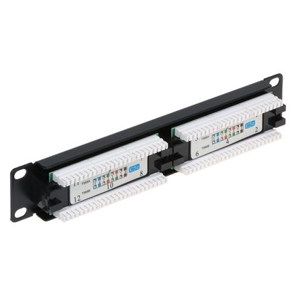 UMA PP-10-RJ45 Patch paneel 10'' voor UTP kabels in een RACK 10'' kast
