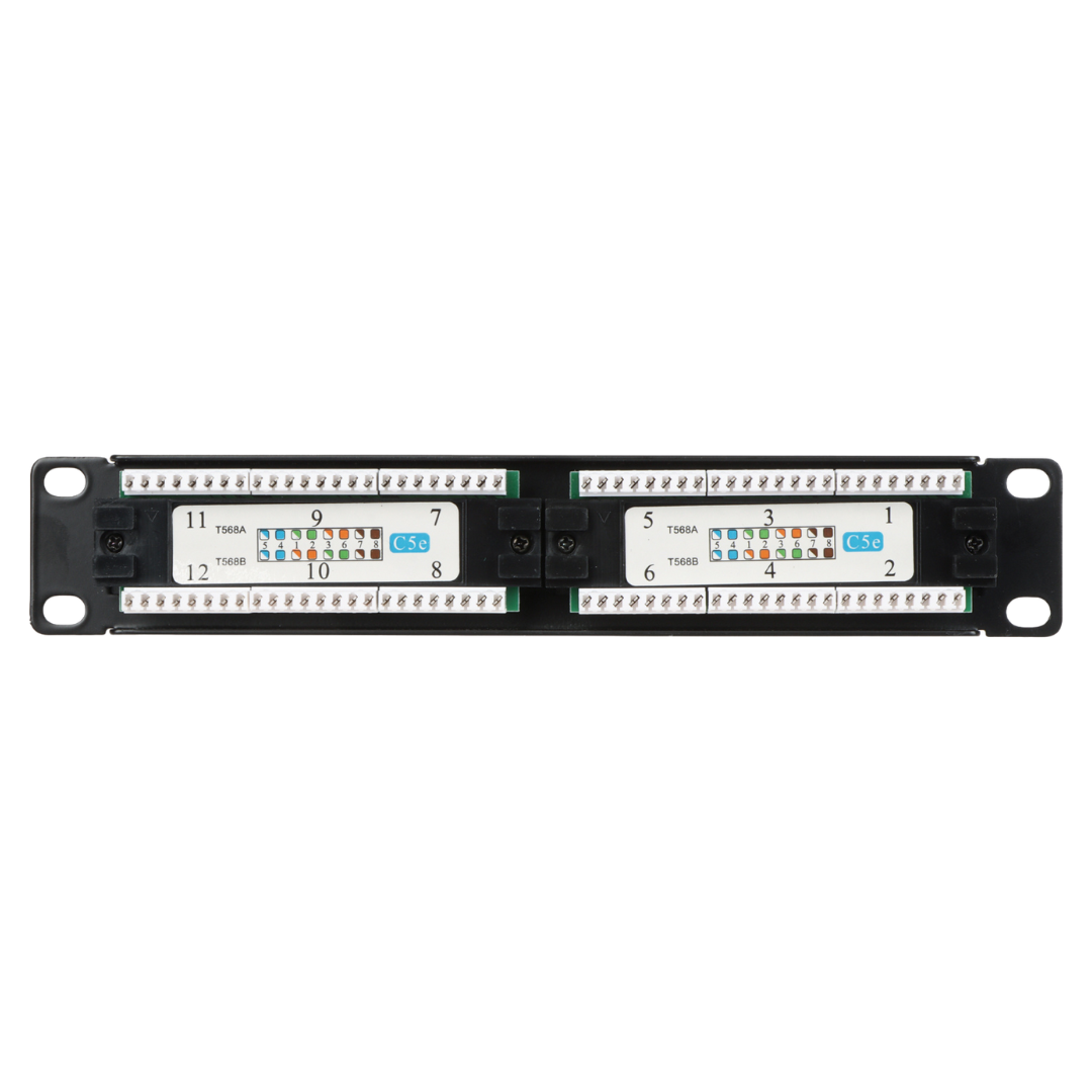 UMA PP-10-RJ45 Patch paneel 10'' voor UTP kabels in een RACK 10'' kast