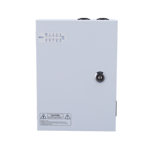 UMA PSDB1209 Negenvoudige voeding verdeelkast met 1 AC-ingang 230V,  uitgangsspanning 12V/120W en metalen behuizing