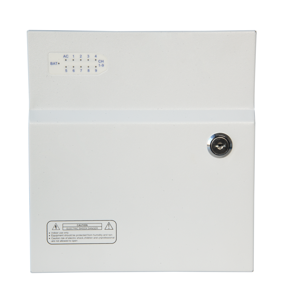 UMA PSM120-9-12-UPS Voedingskast 9 kanaals 12VDC 10A 120Watt met UPS functie