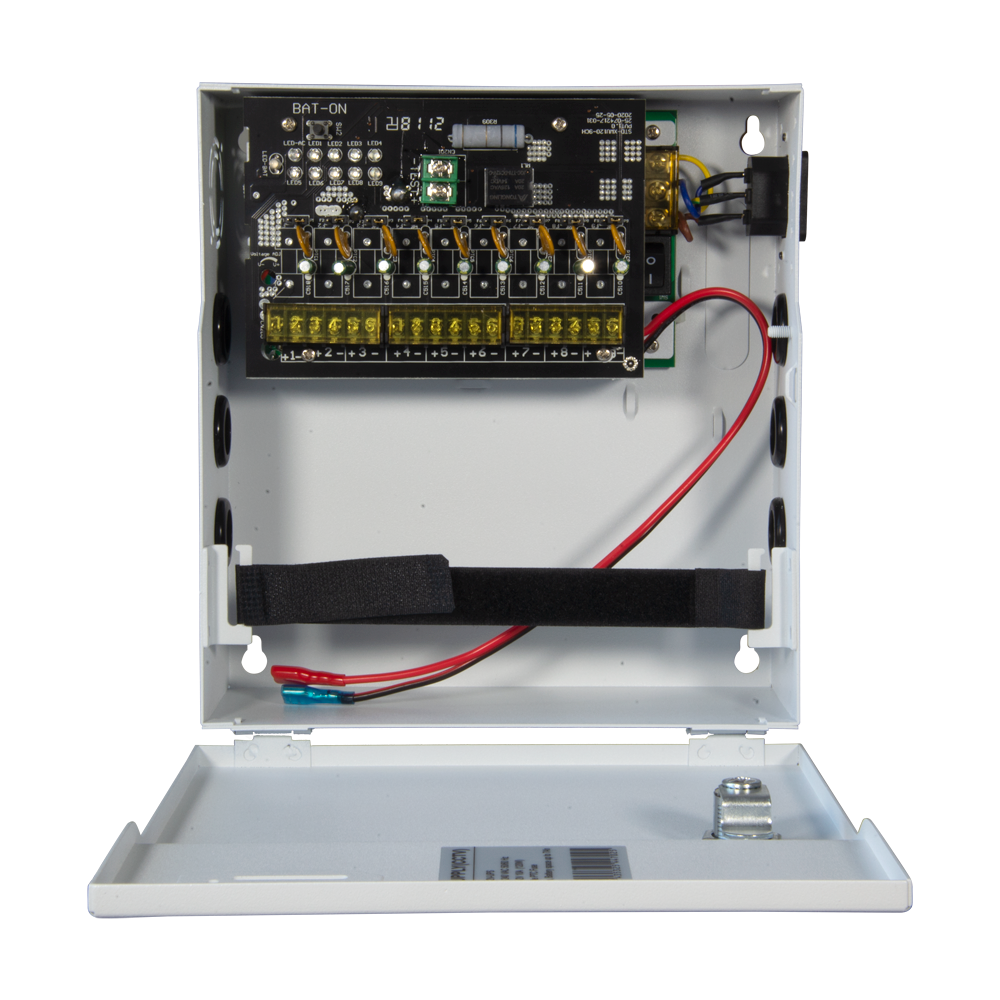 UMA PSM120-9-12-UPS Voedingskast 9 kanaals 12VDC 10A 120Watt met UPS functie