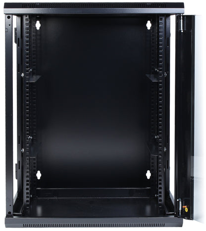 UMA RA19-15U-600-2S – Patchkast wand - met glazen afsluitbare deur (600x765x548mm)