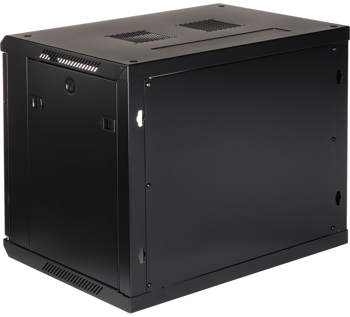 UMA RA19-9U-450 – Patchkast wand - met glazen afsluitbare deur (600x505x450mm)