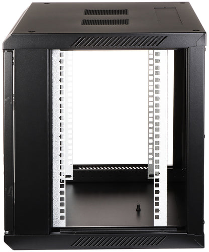 UMA RA19-9U-450 – Patchkast wand - met glazen afsluitbare deur (600x505x450mm)