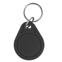UMA RFID tags zwart met key ring en serienummer (10 stuks)