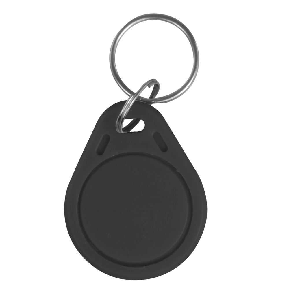 UMA RFID tags zwart met key ring en serienummer (10 stuks)