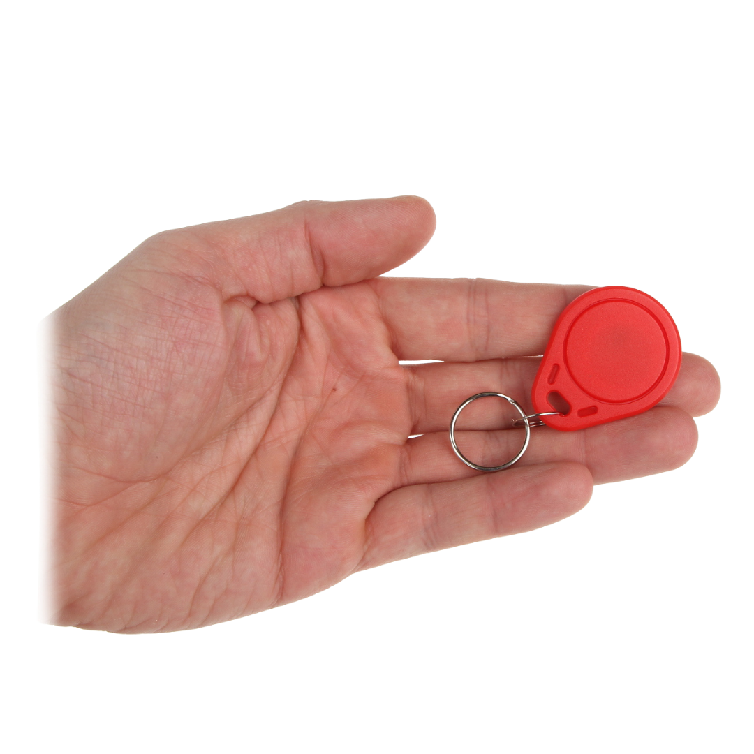 UMA RFID tags rood met key ring (10 stuks)