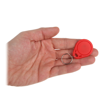 UMA RFID tags rood met key ring (10 stuks)