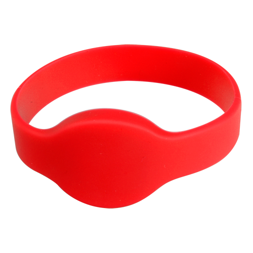 UMA RFID B-R RFID siliconen armband rood (10 stuks)