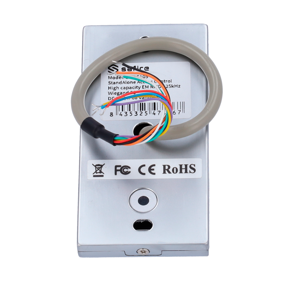 UMA RPRO-1 stand alone toegangscontrole RFID kaartlezer met metalen behuizing en geschikt voor buiten