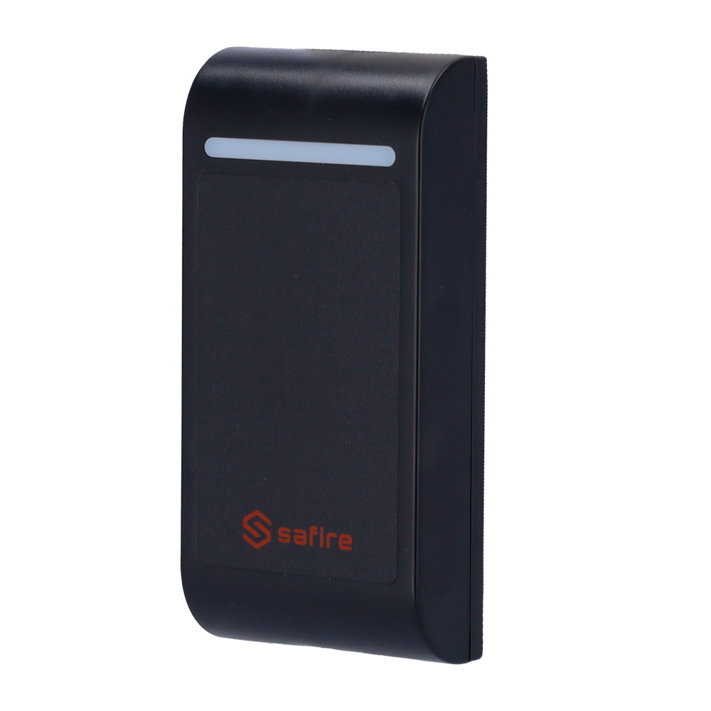 UMA RPRO-2 stand alone toegangscontrole RFID kaartlezer met kunststof behuizing en geschikt voor binnen,  Wiegand 26,  relais