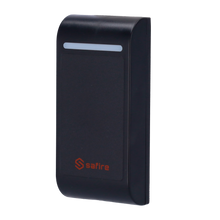 UMA RPRO-2 stand alone toegangscontrole RFID kaartlezer met kunststof behuizing en geschikt voor binnen,  Wiegand 26,  relais