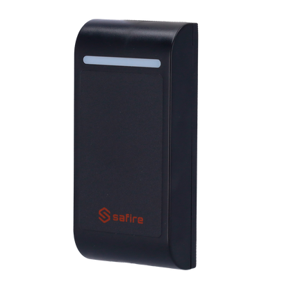 UMA RPRO-2 stand alone toegangscontrole RFID kaartlezer met kunststof behuizing en geschikt voor binnen,  Wiegand 26,  relais