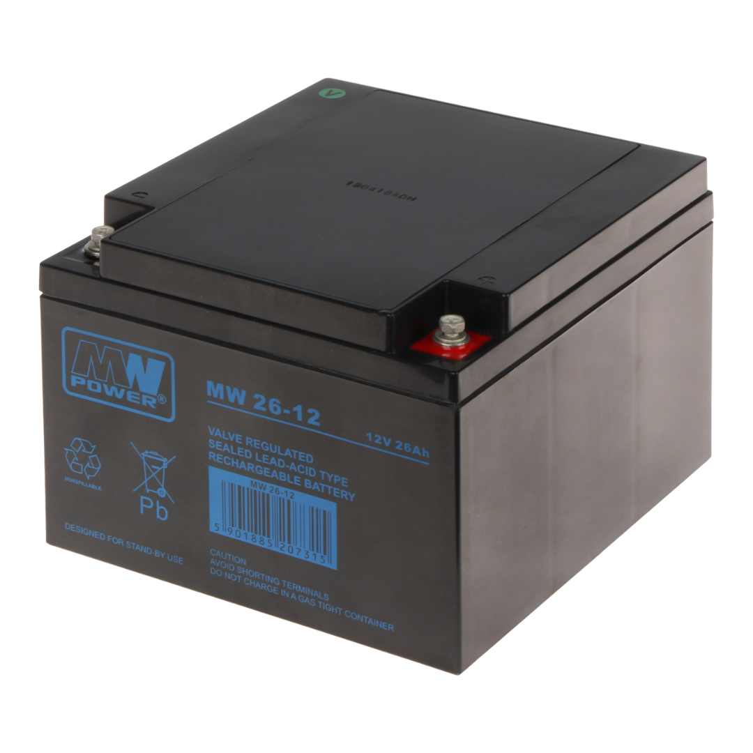 UMA SB-12-260 accu 12VDC 16 Ah voor bijvoorbeeld een zonnepaneel,  alarm,  UPS of toegangscontrole installatie