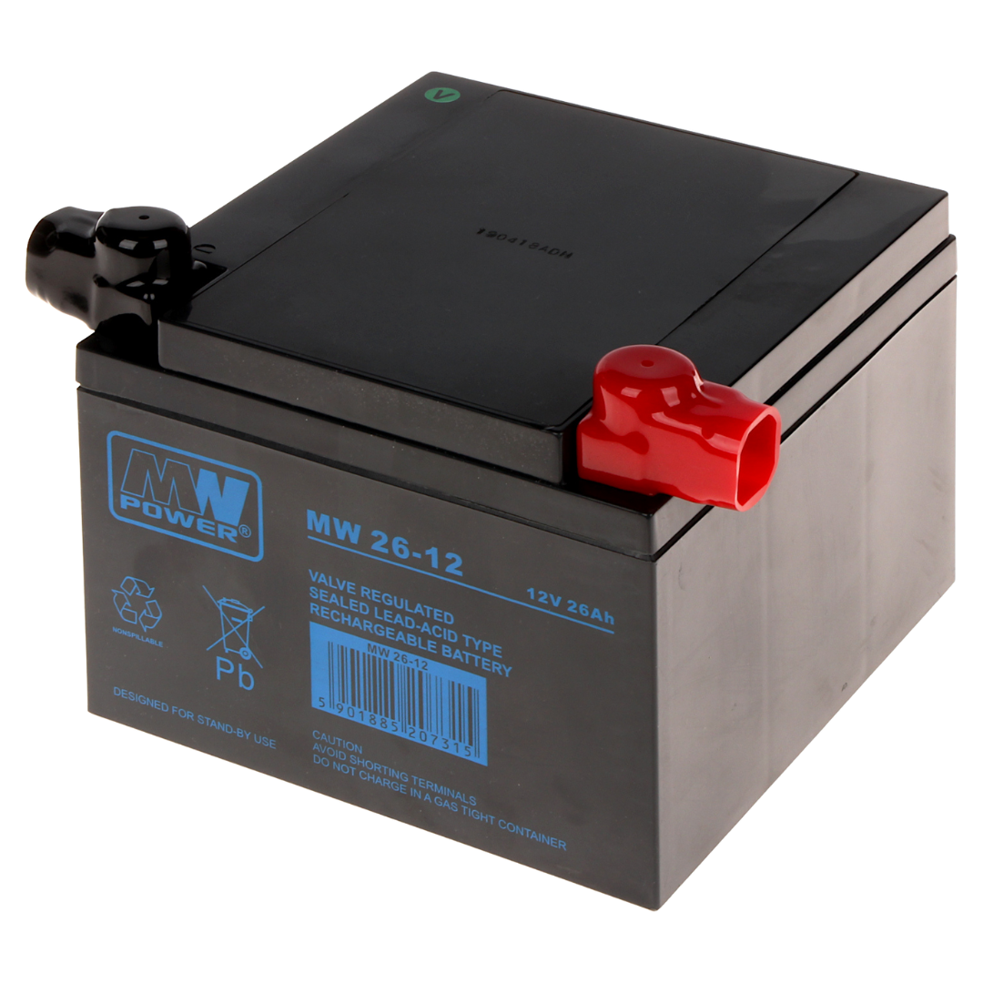 UMA SB-12-260 accu 12VDC 16 Ah voor bijvoorbeeld een zonnepaneel,  alarm,  UPS of toegangscontrole installatie