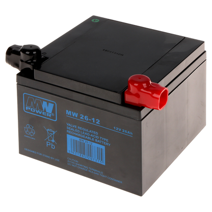 UMA SB-12-260 accu 12VDC 16 Ah voor bijvoorbeeld een zonnepaneel,  alarm,  UPS of toegangscontrole installatie