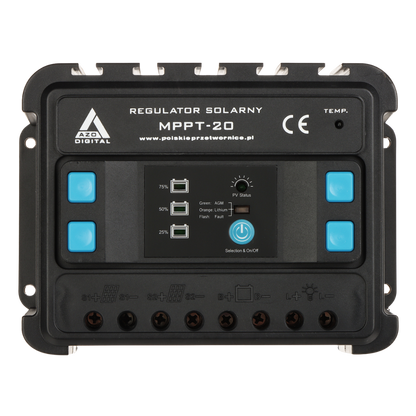 UMA SOLAR-KIT-200B50-20 complete zonne-energie kit met 12V 20Ah accu,  snoer,  50W zonnepaneel en controller