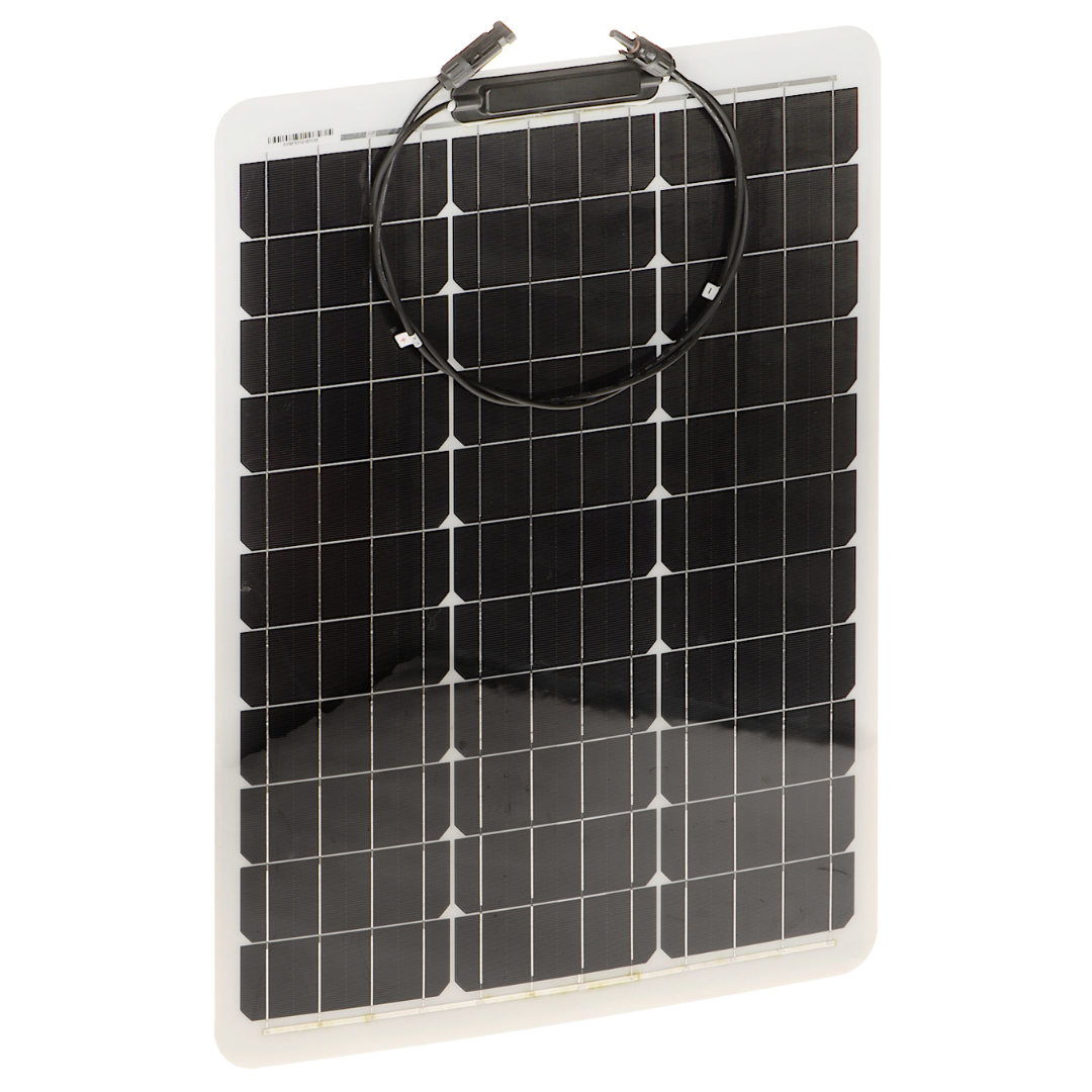 UMA SOLAR-KIT-260B50-20F complete zonne-energie kit met 12V 26Ah accu,  snoer,  2x 50W flexibel zonnepaneel en controller