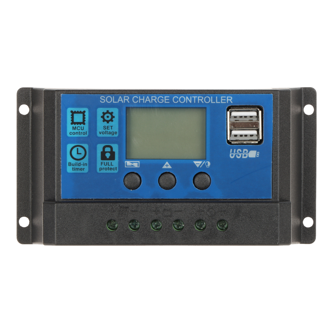 UMA SOLAR-KIT-260B50-20F complete zonne-energie kit met 12V 26Ah accu,  snoer,  2x 50W flexibel zonnepaneel en controller
