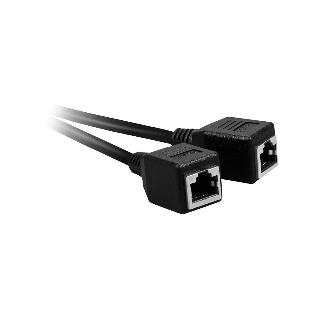 UMA SPLIT-RJ45 splitter RJ45 van 1 mannelijke connector naar 2 vrouwelijke connectoren