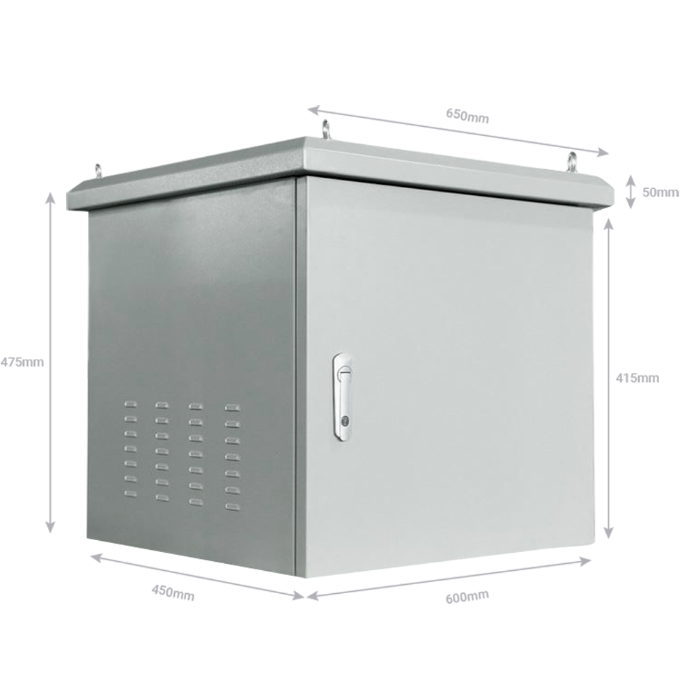 UMA SR10WO9U-W - Serverkast 9U 19" rack - IP65