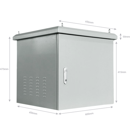 UMA SR10WO9U-W - Serverkast 9U 19" rack - IP65