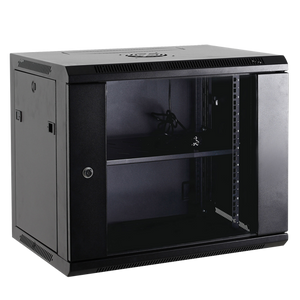 UMA SR12U-B - Server wall cabinet - 12U 19" - 2x Fan - 12V power supply