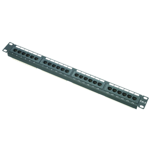 UMA SRPP-24 - 1U Patch panel - 24x UTP RJ45 CAT6