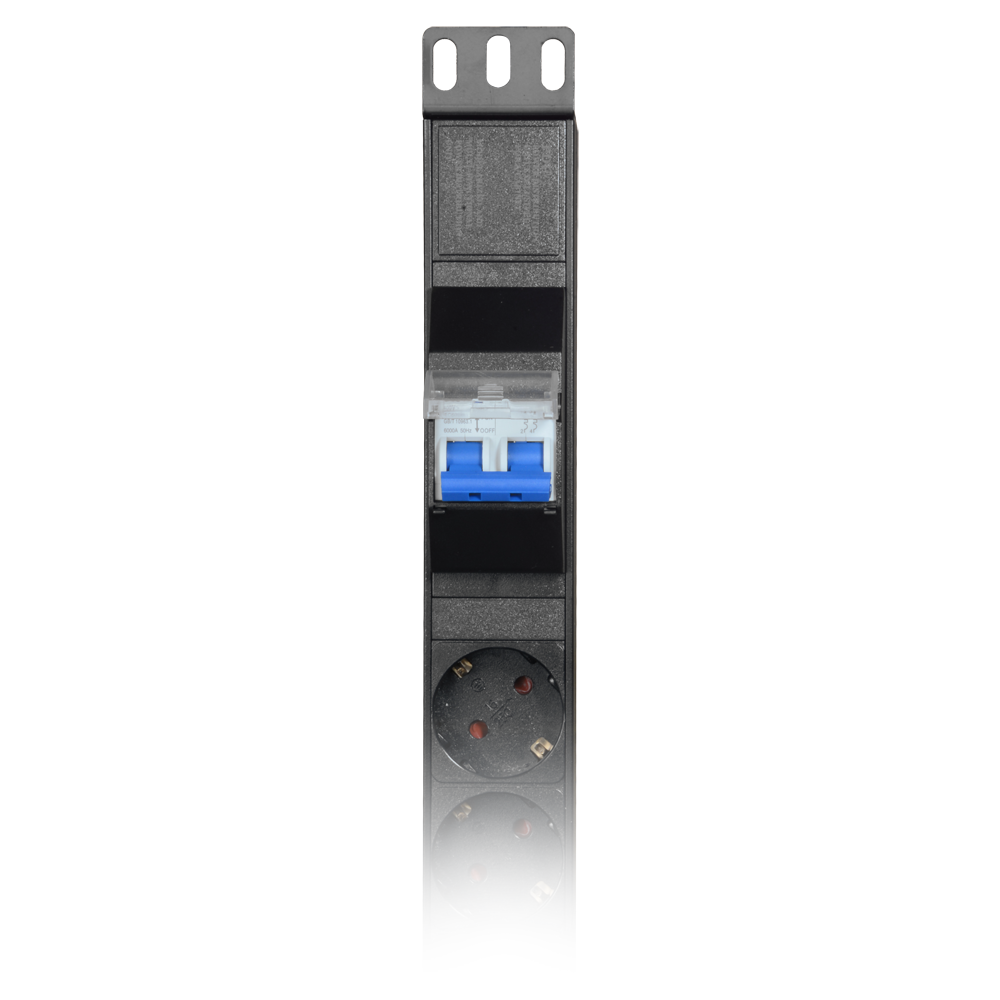 UMA SRPU-6 1U - 1U 19" inch contactdoos - 16A
