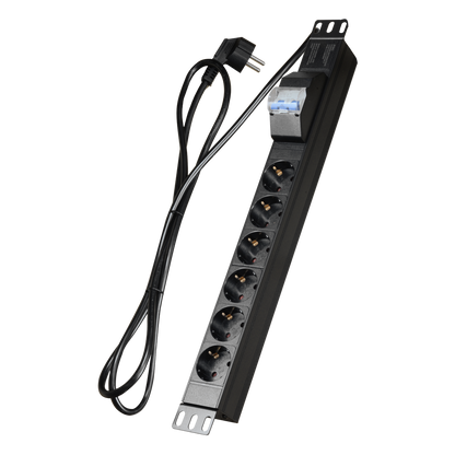 UMA SRPU-6 1U - 1U 19" inch contactdoos - 16A