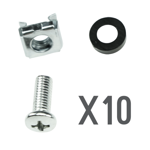 UMA SRSS-10 - Set van 10 moeren, bouten en ringen