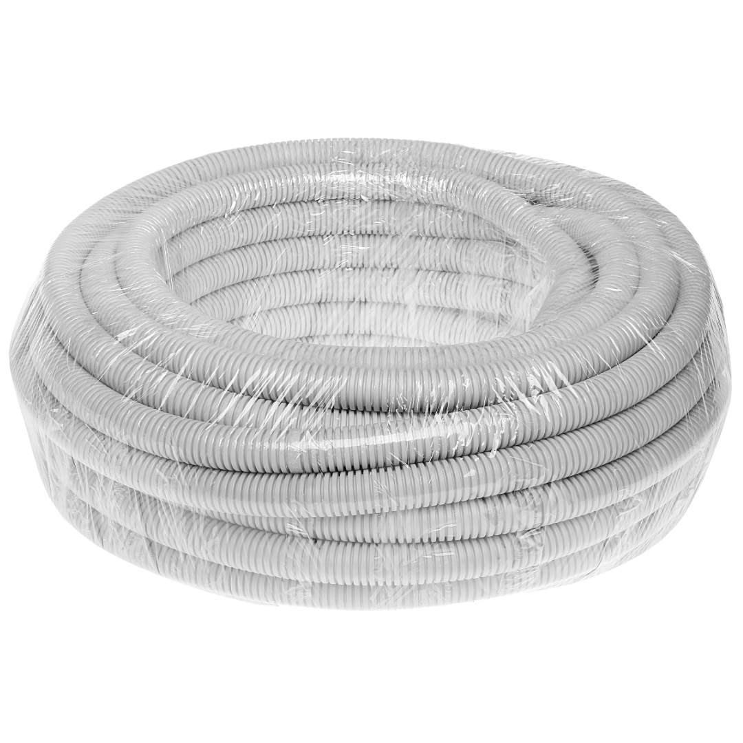 UMA ST2519-25P rol 25 meter spiraal flexibele installatie buis van zelfdovend PVC met trekdraad en binnen diameter van 19mm