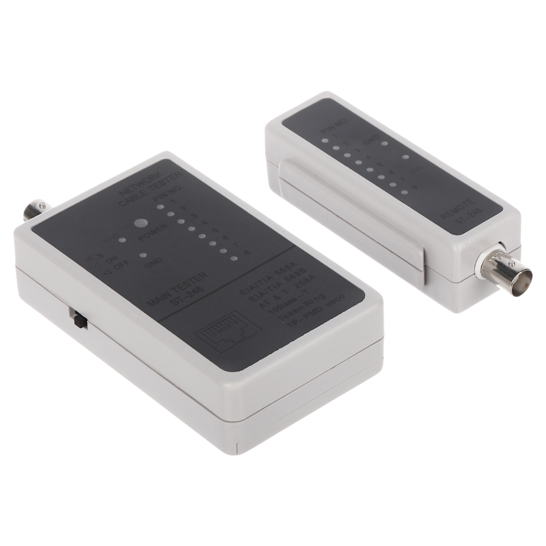 UMA TEST-UTPCOAX universele kabeltester voor UTP en Coax kabel met RJ45 en BNC aansluiting